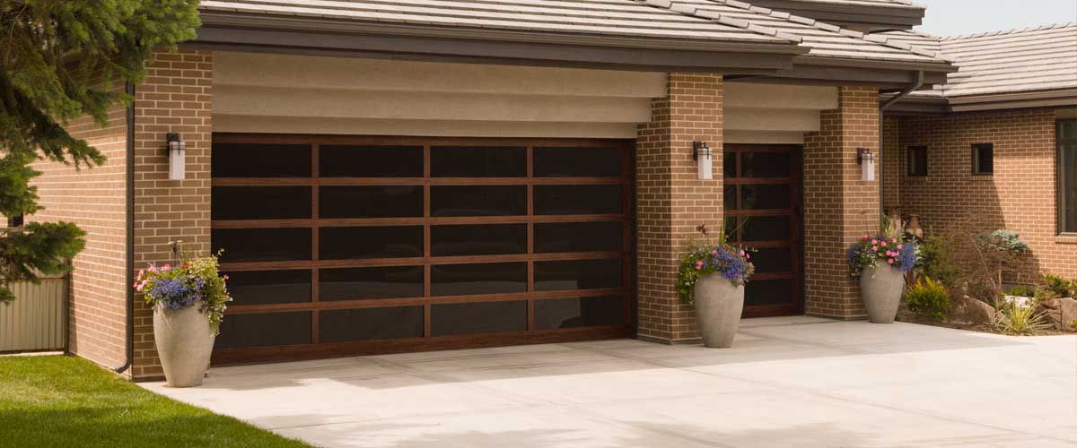 An All Glass Garage Door